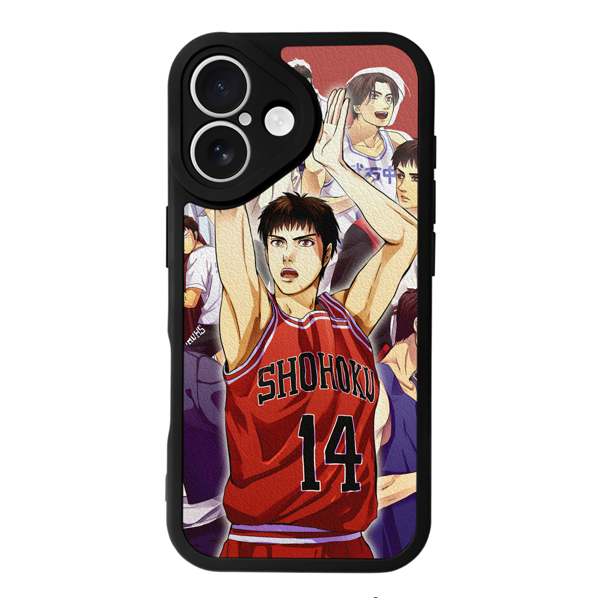 （画像用） SLAM DUNK／スラムダンク 【iPhone 16シリーズ対応】シリコンスマホケース（レザー調） 材質：シリコン